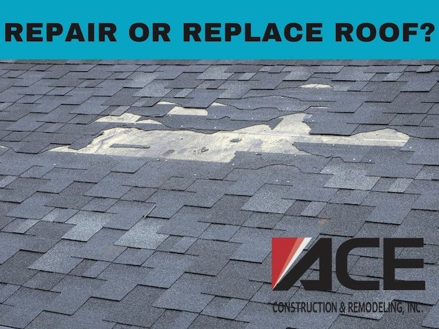 ace roofing company helps you decide to repair or replace roof