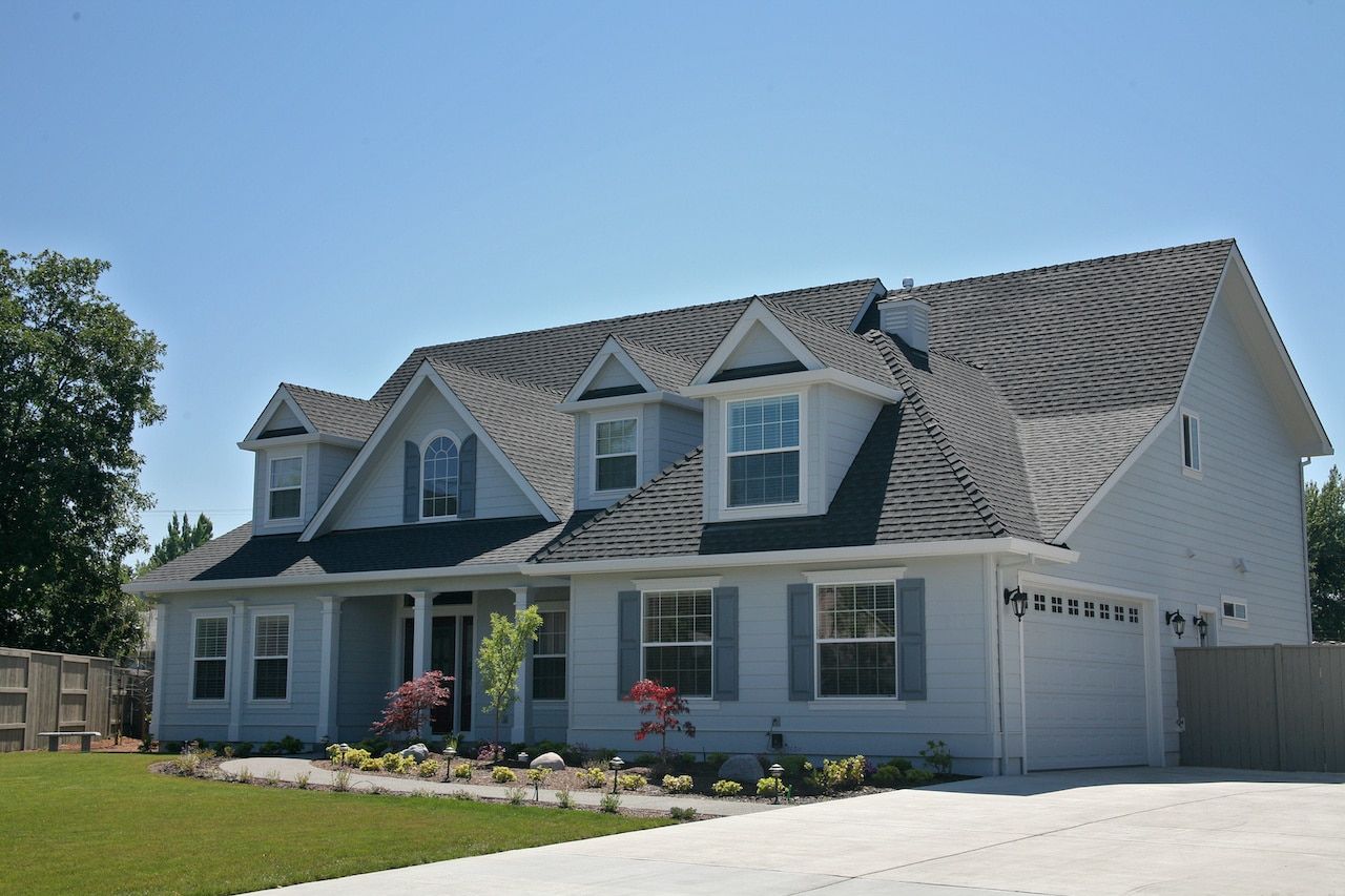 beautiful house pictured after roofing inspection