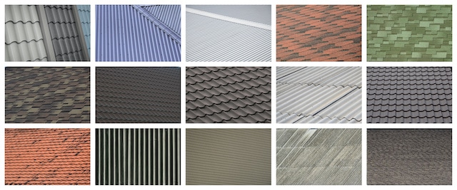 various roof types displayed in gallery style various roof types displayed in gallery style