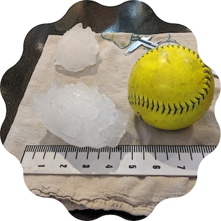 hail the size of softball causes hail damage on roofs hail the size of softball causes hail damage on roofs