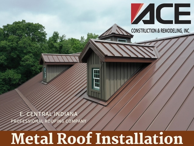 professional metal roof installation by ace construction and remodeling east central indiana professional metal roof installation by ace construction and remodeling east central indiana