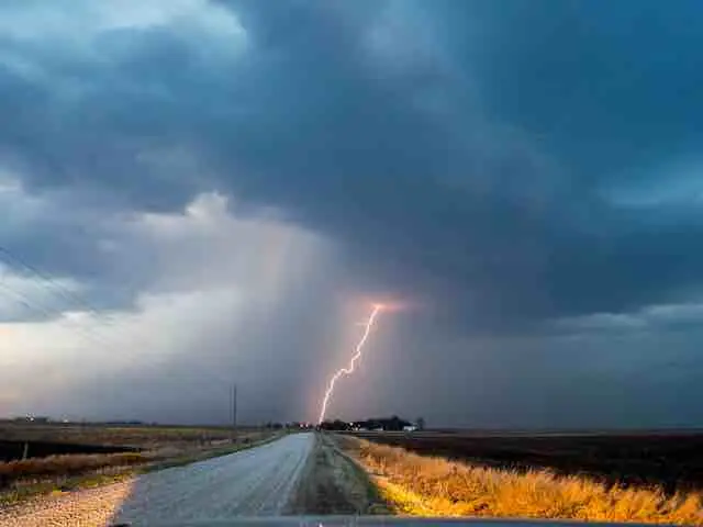 lighting down the road