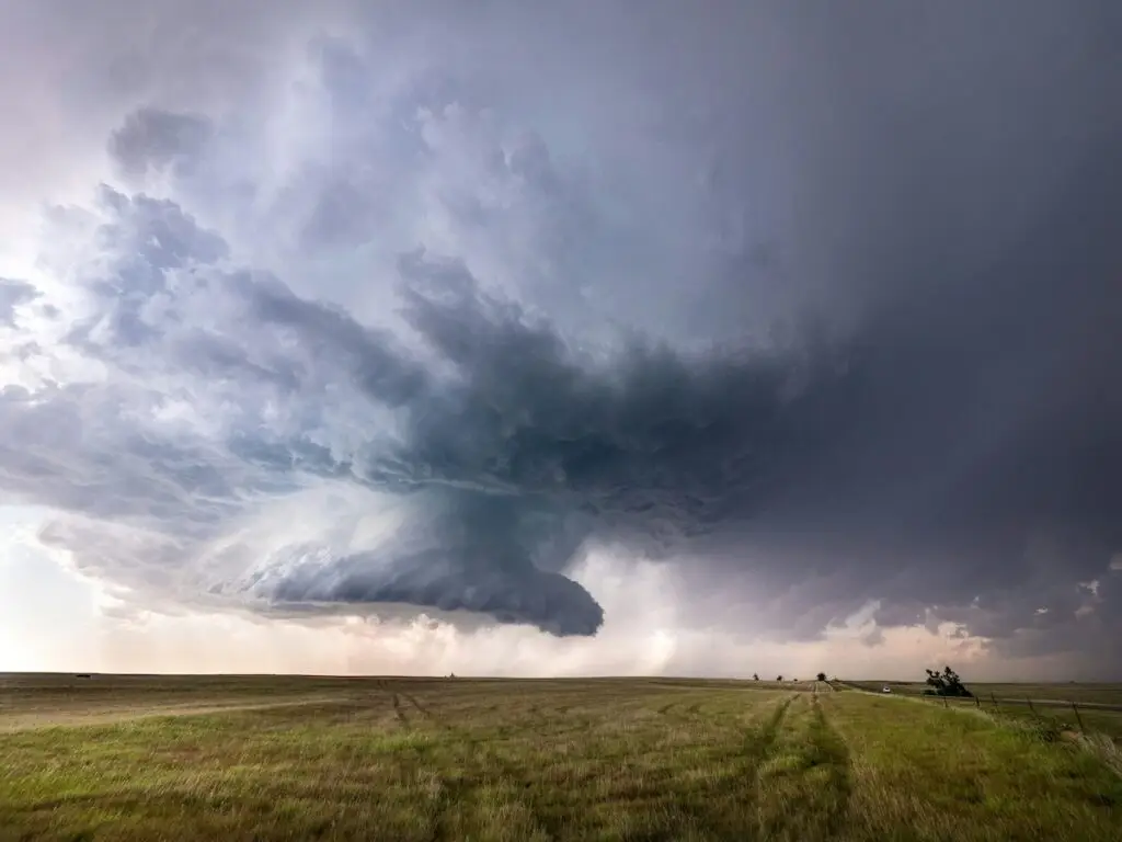 tornado in distance
